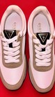 Guess Fierra Women s Athletic Sneakers White Beige Size 8 5 New Nwob