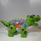 Light-up Walking Dinosaur Toy With Visible Gears