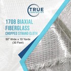 1708 Fiberglass 45 45 Dbm Biaxial Fabric 50  Inch Wide-30 Feet 10 Yard