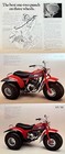 1982 Honda Atc110 Atc185s 6-page Sales Brochure-literature-poster Original