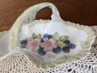 Vintage Signed Eleanor Parfitt Porcelain Basket