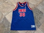 Vintage New Jersey Nets Kerry Kittles Champion Basketball Jersey  Size 48  Xl