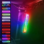 Rgb Bicycle Tail Light Usb Rechargeable 7 Color 14 Modes Ipx6 Waterproof Abs