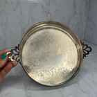 Vintage Crescent 9207 Silver Plate Footed Serving Dish
