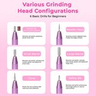 Portable Electric Nail Drill File Acrylic Manicure Pedicure Kit