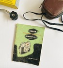 Vintage Kodak Signet 35 Film Camera W  Leather Carrying Case   Extras Untested