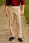 Thepiratedressing Men s Steampunk Victorian Architect Pants Trousers Beige