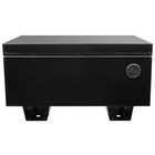 Tool Storage 32 In  W Black Steel Job Site Toolbox