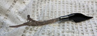 Vintage Malaysian Kelewana Kalantan Buffalo Horn   Silver Plate Letter Opener