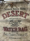 Vintage 1950   s Desert Water Bag Ames Harris Neville Co  San Francisco Ca  