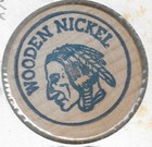 1973  Cheektowaga Stamp   Coin Society Auction  Vfw Post  New York Wooden Nickel