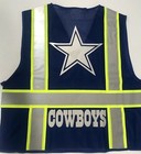     Dallas Cowboy      Navy Blue Reflective Safety Vest W silver Reflective Logo