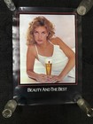Vtg Michelob Beer Hot Girl 1983 Pin-up Poster Breweriana Man Cave 19 75  X 27 