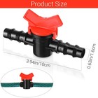 24 Pcs Drip Irrigation Valve 1 2 Inch Double Male Kits Gate Switch For Tubing   
