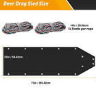 Deer Drag Sleds Heavy-duty Tear-resistant Game Hauler For Hunting With Ropes