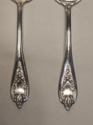 Rogers Bros Old Colony Set Of 2 Triple Plate Gumbo Soup Spoons International 7in