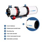 Svbony Sv550 Telescope 80mm Triplet Apo Ota Refractor With Handle For Deep Sky