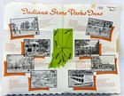 1968 Dunes Hotel Potawatomi Inn Turkey Run Canyon Spring Mill Placemat Indiana
