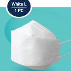     100 Pack     Int Kf94 Certified White Face Mask  4-layered  3d  Made In Korea