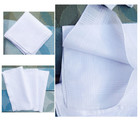 12pcs Mens Handkerchiefs 100  Cotton Classic Hankies Pocket White Gift