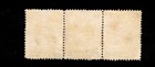 Queensland  83 Very Fine Mint Strip Of Three Full Disturbed Original Gum Hinged