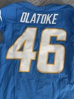Los Angeles Chargers Praise Okatoke  46 Game Issued Team Issued Jersey 2024 Szn