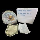 Disney Winnie The Pooh Winter Woozle Scene 3d Plate     Bradford Exchange 1990s