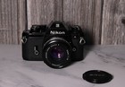 Film Tested Nikon Em 35mm Slr Film Camera With 50mm F1 8 Lense