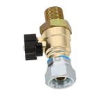 Universal Front Wheel Air Brake Cutoff Valve 18mm Thread Metal Alloy For