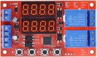 12v 10a Adjustable Time Delay Relay Module 32 Modes Dual Way Led Timer Switch Us