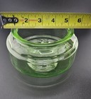 Beautiful Pristine Uranium Fish Bowl Large Faceted Pleaser  