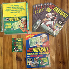 1982 Topps Football Sticker Album Lot Stickers Poster Display Books Vintage