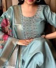 Bollywood Pakistani Kurta Pant Dupatta Set Designer Women Salwar Kameez Kurti
