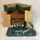 Vintage 1954 Print-o-matic Model A-2 Stencil Duplicator Machine 