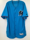 Josh Roberson  47 Miami Marlins Game Used Jersey Spring Training Size  46