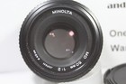 1yr Warranty Minty Late Model Minolta Md Mc 50mm F2 Prime Lens For X-700   Srt
