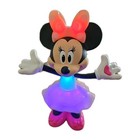 Disney Minnie Mouse Rainbow Dazzle Talking Light Up Music Touch Activated Works