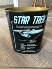 Vintage 1977 Cheinco Star Trek The Original Series Metal Wastebasket Trash Can