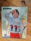 Patons Knitting Book  526 O Canada Sweaters Moose Skiing Loon Beaver Maple Leaf