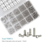750pcs M1 4 m1 6 m2 m2 5 m3 Phillips Pan Head Small Machine Screws tiny Screw mi