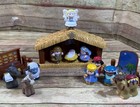 Fisher Price Little People Lot  Nativity Manger Set With Animals And People