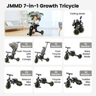 Baby Tricycle  7-in-1 Multifunctional Kids Trike With Adjustable Parent Handle 