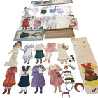 Lot Of 2-lillian Vernon Lvc 1988  Oversized Paper Dolls W clothes  Kit   Lv4387