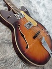 Electric Bass 4 String Sunburst Glossy 2 Pickups 3 Switch Good Quality