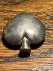Vintage  925 Sterling Silver Travel Perfume Bottle  Heart Shape Tiffany Co Style