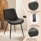 Dining Chairs Set Of 2  Modern Dining Room Chairs Kitchen Side Armless Chair