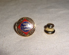 10k Gold Wells Fargo   Co 25 Year Service Pin Enamel Rare