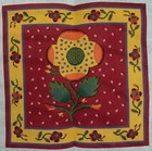 Colorful Flower Handpainted Needlepoint Canvas