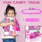 Pink Classic Train Sets For Toddlers musical Electric Train Toys With Train A