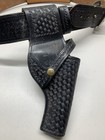 Vintage Service Mfg Yonkers Ny Police Duty Service Holster   Belt Black Leather